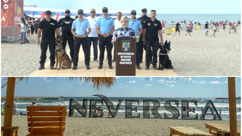 Pentru Festivalul Neversea 2022 s-au mobilizat numeroși polițiști, pompieri și jandarmi