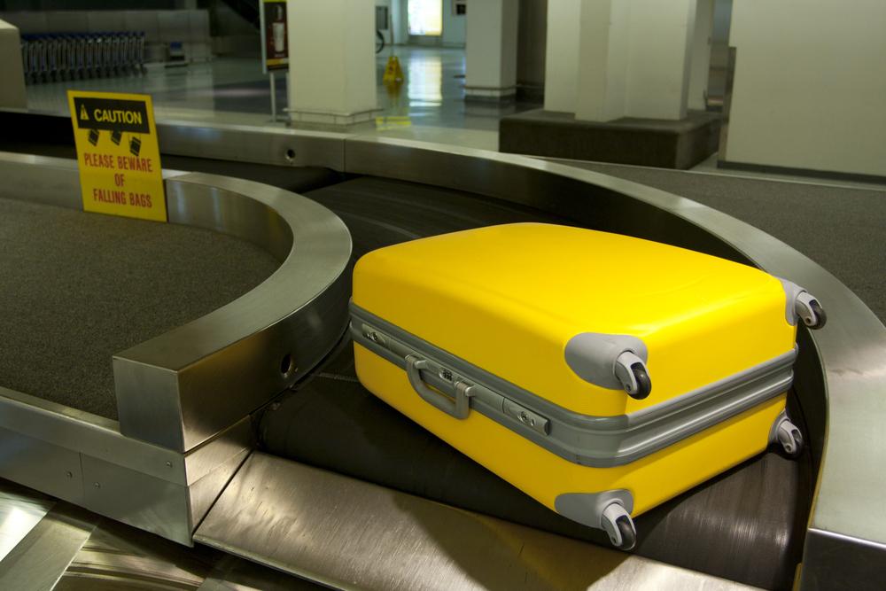 imagine cu o valiza la aeroport