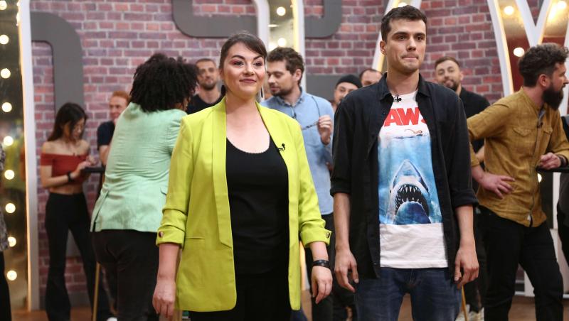 Semifinala Stand-up Revolution sezonul 1, 31 iulie 2022. Sergiu Mirică a stârnit hohote de râs în public cu glumele sale