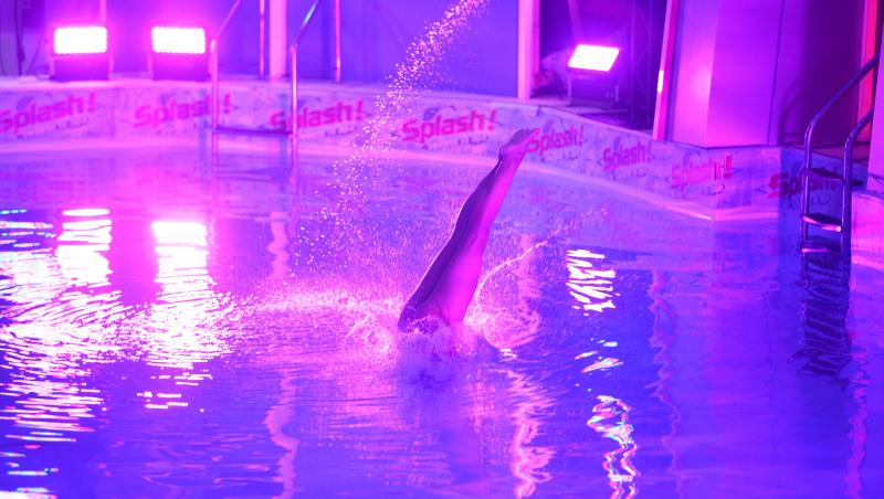 Splash! Vedete la apă, episodul 1 din 11 august 2022. Monica Odagiu, săritură spectaculoasă de la 3 metri