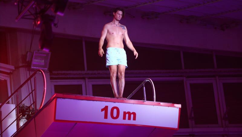 Splash! Vedete la apă, episodul 1 din 11 august 2022. Nick Casciaro a sărit de la 10 metri: Răzvan Fodor: „Prietene, ești nebun”
