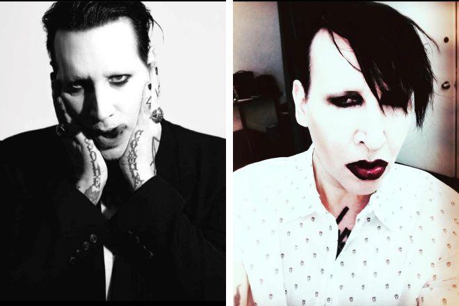Marilyn Manson, de nerecunoscut. Cum a ieșit în oraș alături de mult mai tânăra lui soție, Lindsay Usich