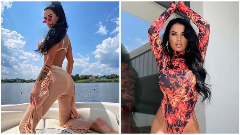 Daniela Crudu a făcut senzație pe Instagram cu mai multe imagini în ipostaze fierbinți