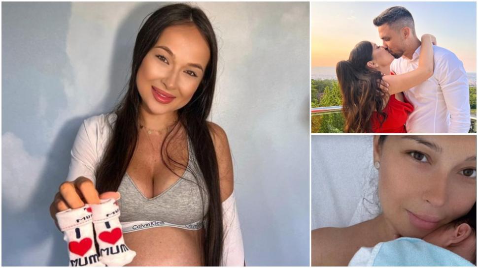 Portretul emoționant de familie postat de Vlăduța Lupău. Cât de mare a crescut bebelușul ei și cum arată ea după sarcină