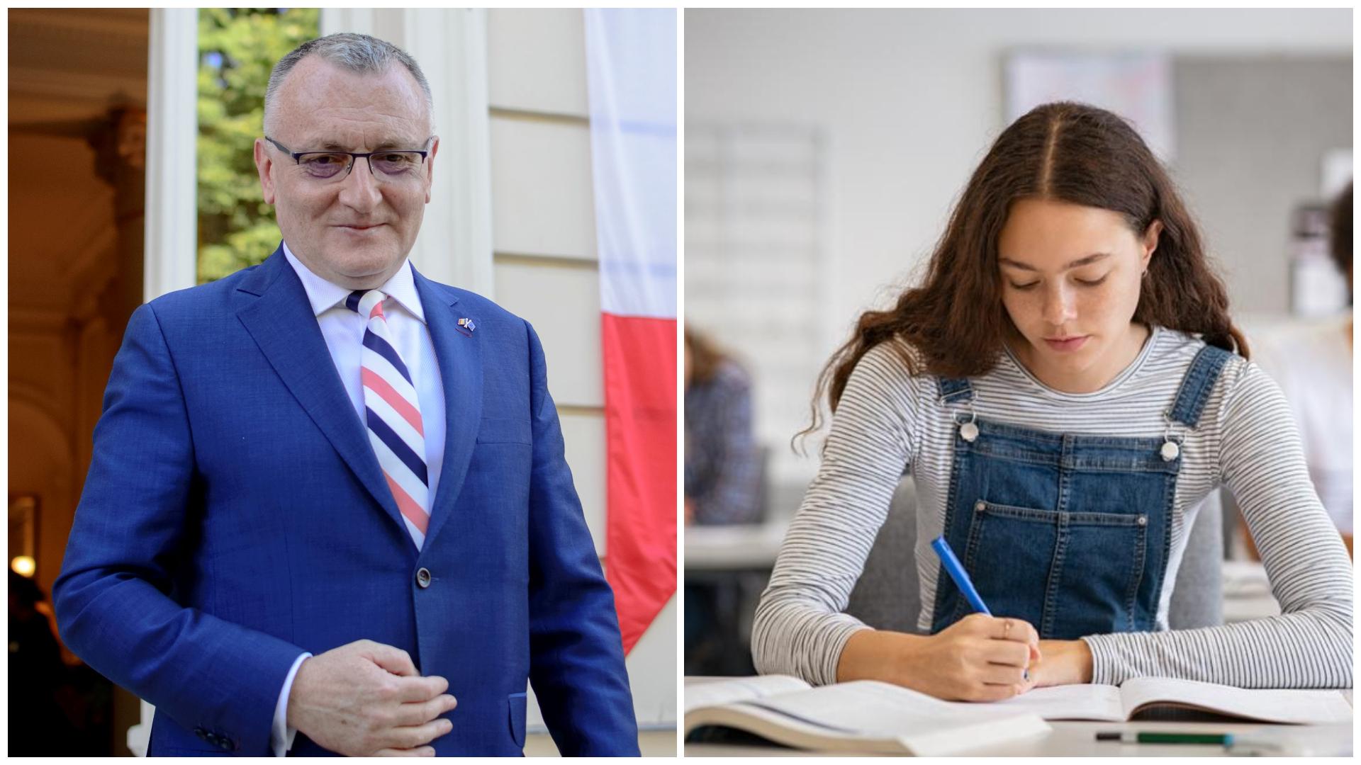 Sorin Cîmpeanu anunță 5 „decizii majore” de schimbare a Legii Educației. Ce modificări vor fi la admiterea la Liceu și la BAC