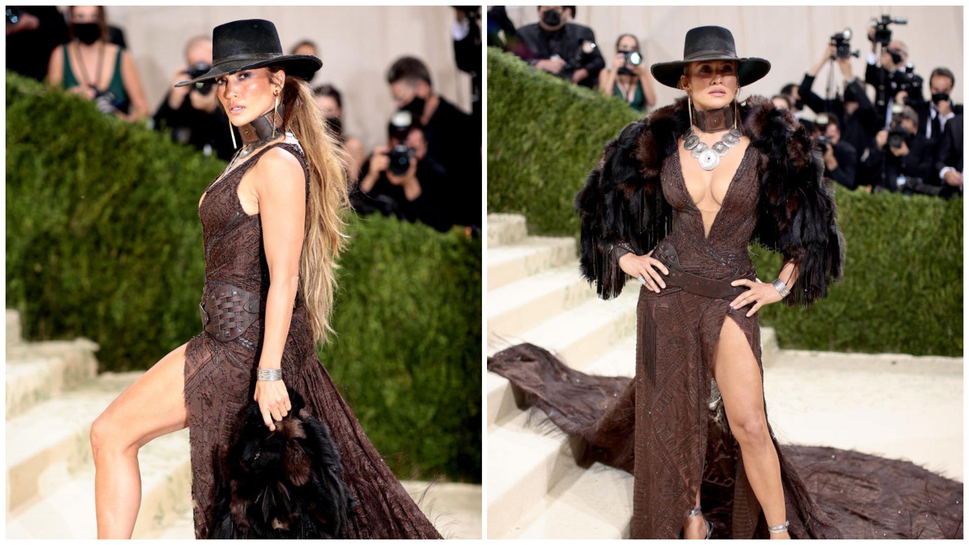 Colaj cu Jennifer Lopez în două ipostaze diferite