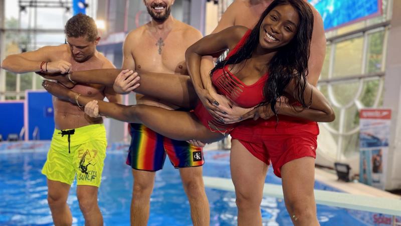 Splash! Vedete la apă, episodul 8 din 21 august 2022. Ramona Olaru a îmbrăcat un costum de baie îndrăzneț. Cazacu s-a ”răzbunat”