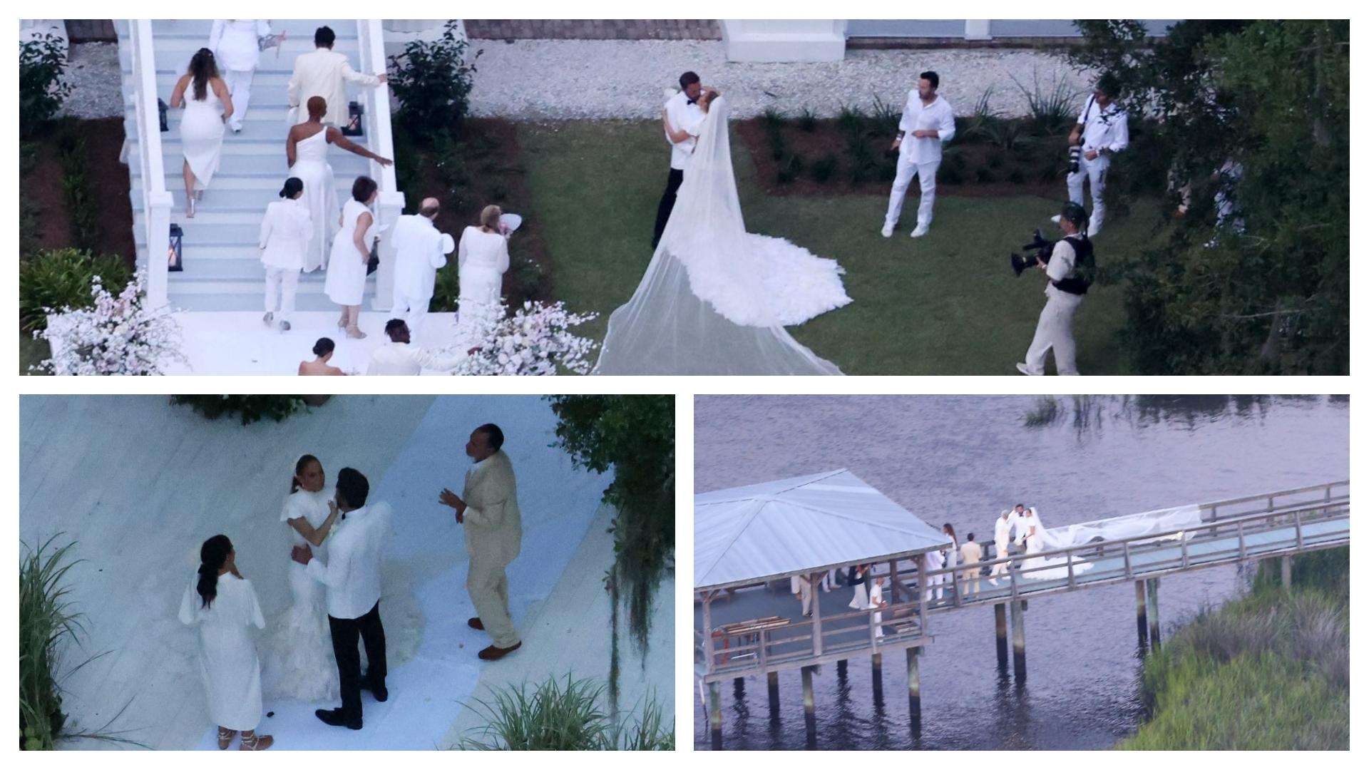 A doua nuntă a lui Jennifer Lopez și Ben Affleck a avut loc weekend-ul acesta. Rochia încântătoare purtată de vedetă