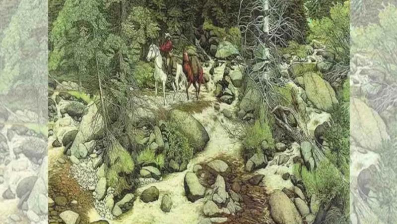 O imagine cu un călăreț într-o pădure s-a transformat într-un adevărat test de inteligență viral