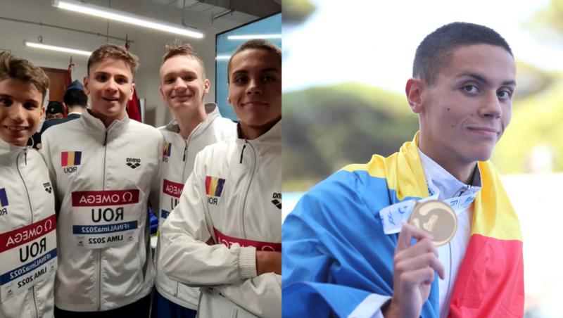 România, aur și argint la Campionatul Mondial de înot pentru juniori de la Lima
