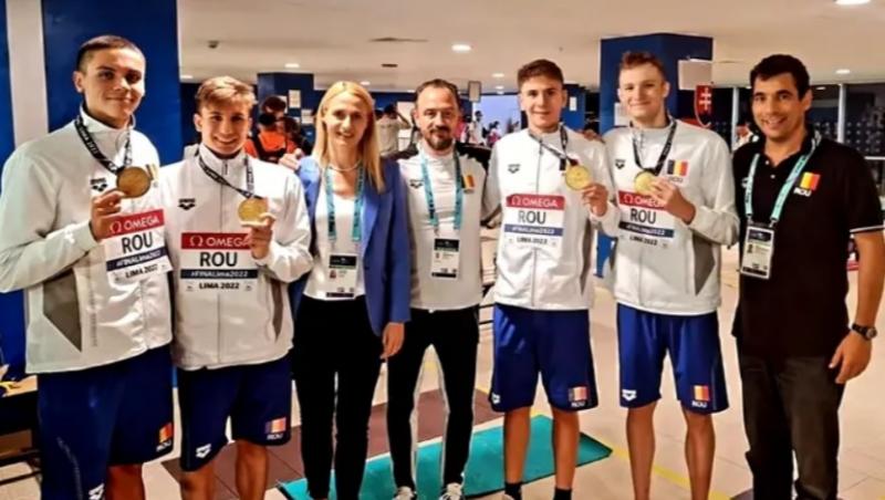 David Popovici, un nou record la Campionatul Mondial de înot pentru juniori. România a obținut aur și argint