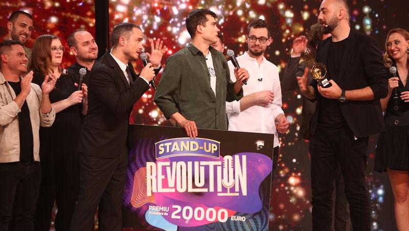 Finala Stand-up Revolution sezonul 1, 7 august 2022. Sergiu Mirică este câștigătorul primului sezon Stand-Up Revolution.