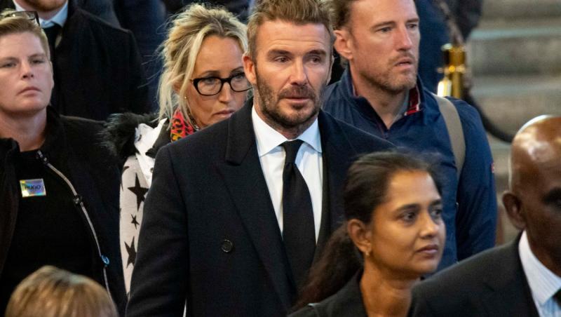 David Beckham a ajuns la sicriul Reginei Elisabeta, după 13 ore de stat la coadă. Ce a făcut când s-a apropiat