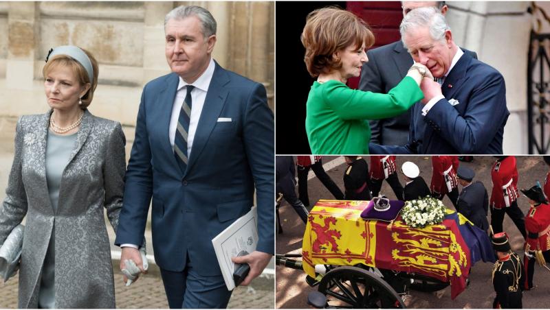 Familia Regală a României a participat la recepția oferită de Regele Charles al III-lea și va fi prezentă și la funeraliile din această seară.