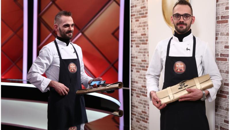 Adrian Stroe a devenit cuțitul de aur al lui Cătălin Scărlătescu la Chefi la cuțite sezonul 10