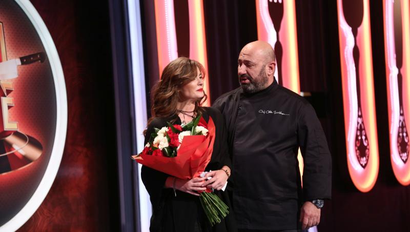Momente memorabile aseară, la Chefi la cuțite: Actrița Doina Teodoru, roast savuros pentru iubitul ei, Chef Cătălin Scărlătescu!