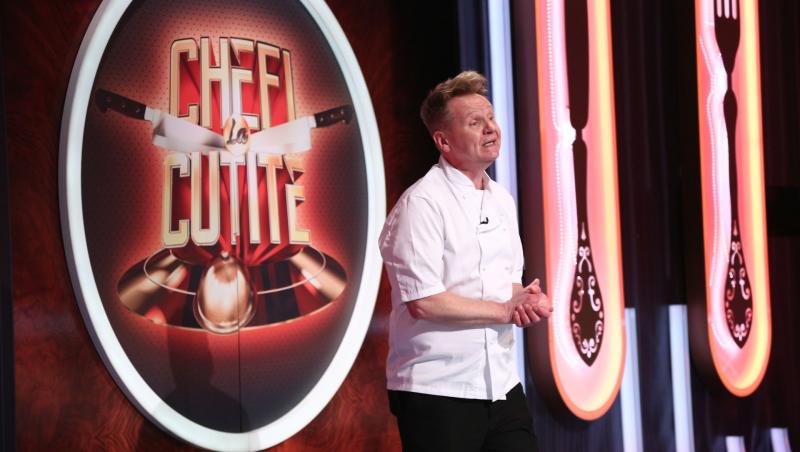 Aseară, la Chefi la cuțite: Martin Jordan, apariție de senzație în rolul celebrului Chef Gordon Ramsay