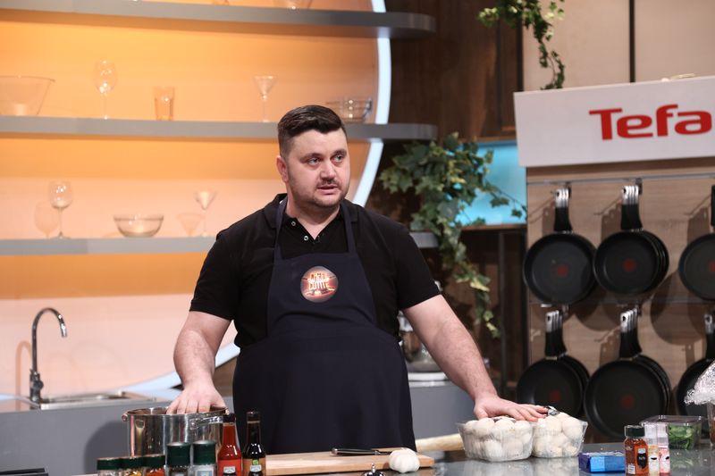 Ionut Florin Zălău în bucătăria Chefi la cuțite