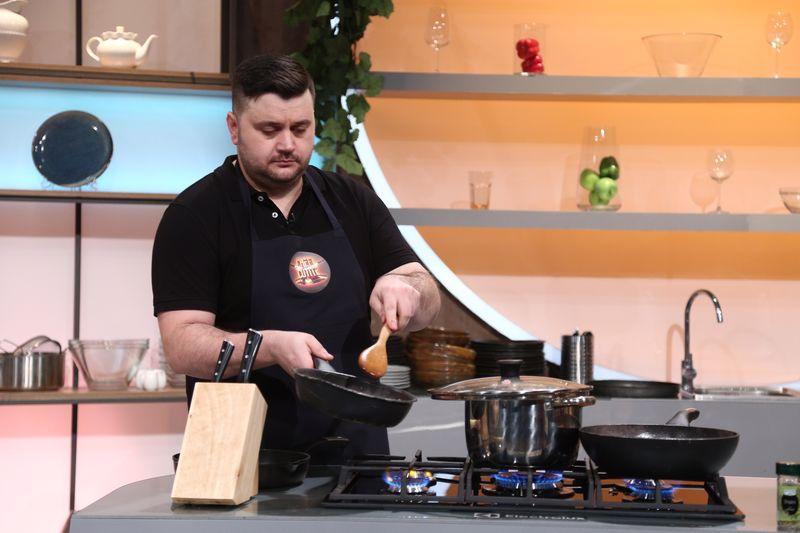 ionuț Florin Zălău gătește la Chefi la cuțite