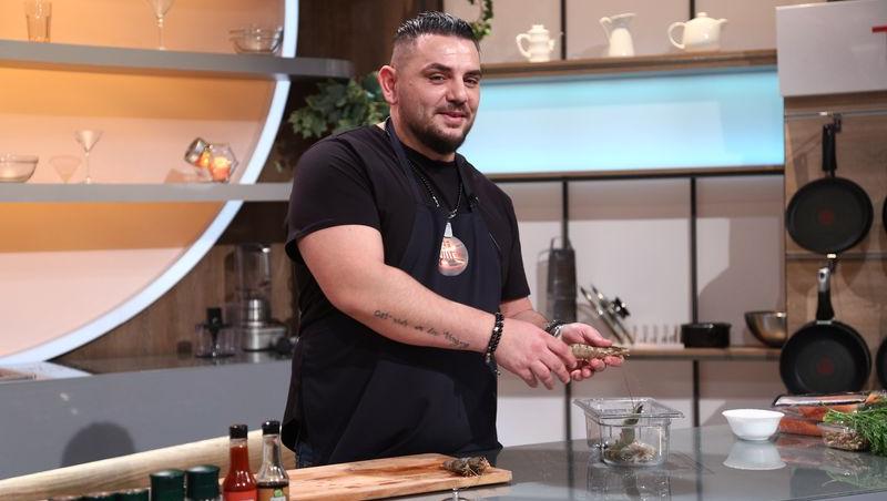 Răzvan Barangă în bucătăria Chefi la cuțite