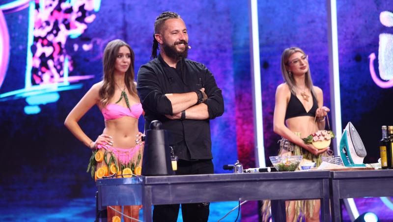 Cosmin Toma, show culinar inedit. A făcut friptură la fierul de călcat