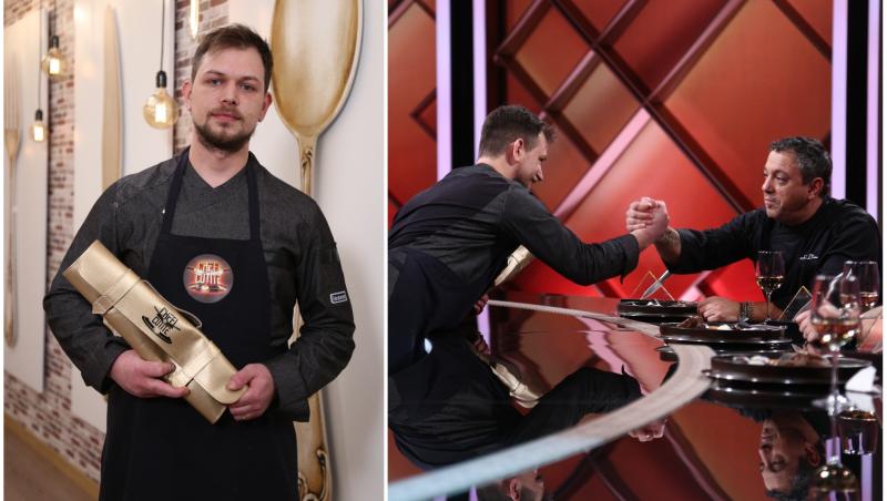 Sorin Ilieș a primit trei cuțite de aur în sezonul 10 al emisiunii Chefi la cuțite, de la Antena 1
