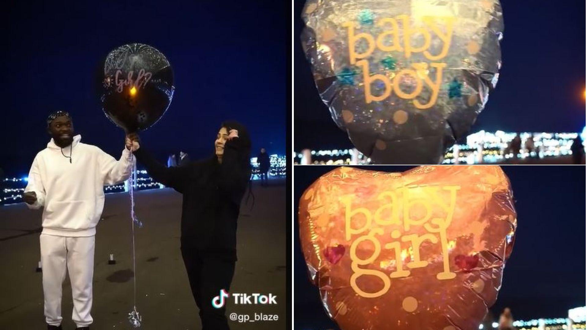 colaj de imagini cu iza si blaze cand afla sexul bebelusului