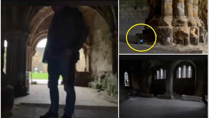 Imaginile surprinse de bărbat la biserica bântuită au devenit virale