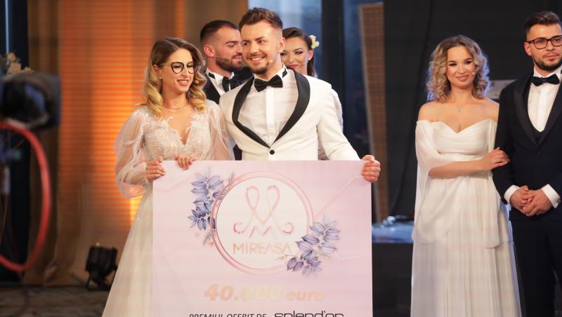 Miruna și Cosmin nu vor intra în posesia premiului de 40.000 de euro, pentru că s-au despărțit mai devreme de 6 luni de la Finala Mireasa