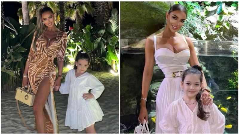 Bianca Drăgușanu a publicat pe Instagram două fotografii în care apare alături de fiica ei