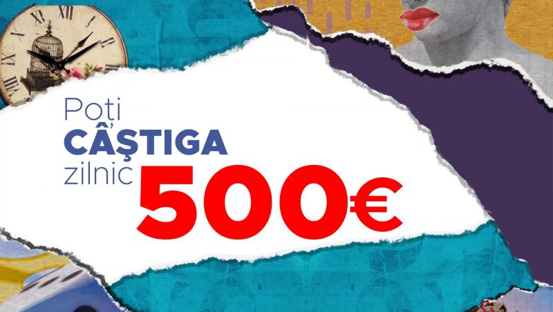 Începând din 25 ianuarie, Antena 1 lansează un nou concurs prin intermediul căruia îşi premiază telespectatorii zilnic cu 500 de Euro. Iată ce trebuie să faci pentru a participa.