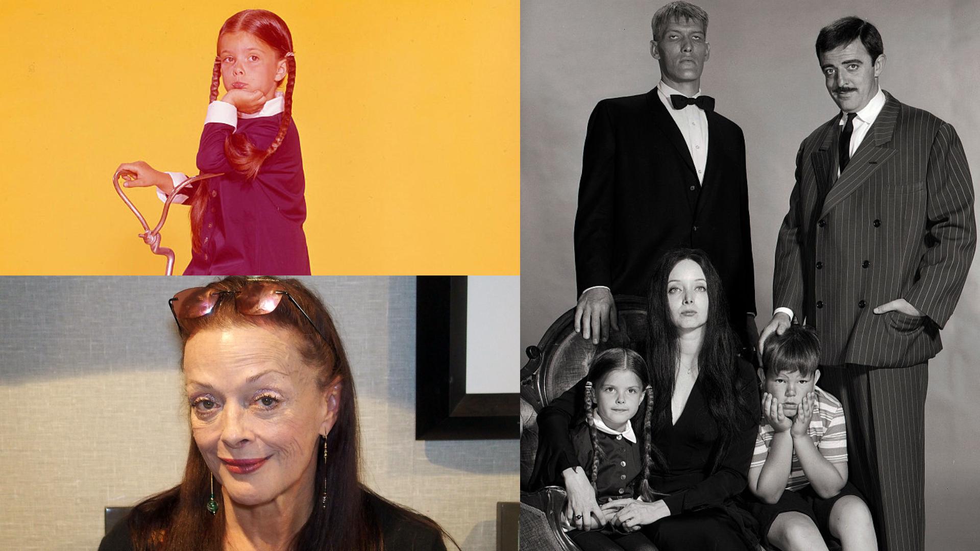colaj foto cu Lisa Loring în Familia Addams