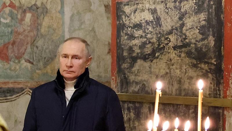 Vladimir Putin a petrecut Craciunul singur