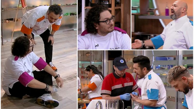 Sorin Bontea, Florin Dumitrescu și Cătălin Scărlătescu au avut emoții la proba de gătit, la Chefi la cuțite sezonul 12