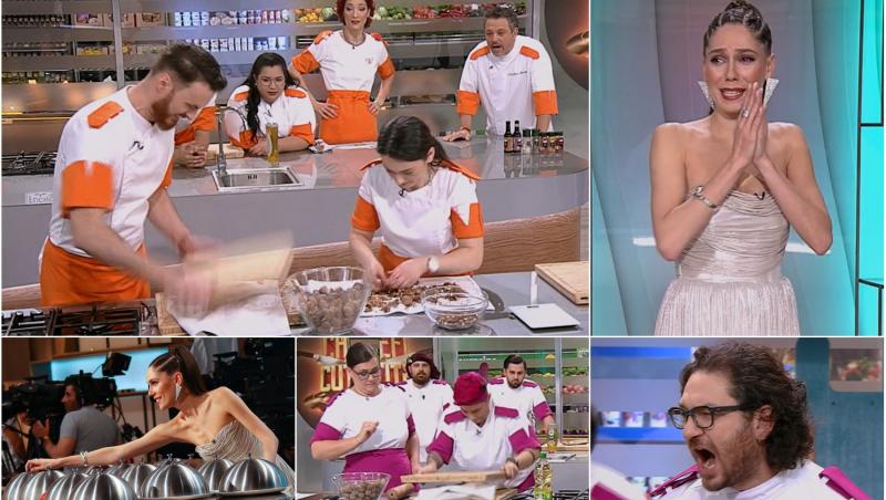 Concurenții s-au dezlănțuit și au sărit cioburi în platou.