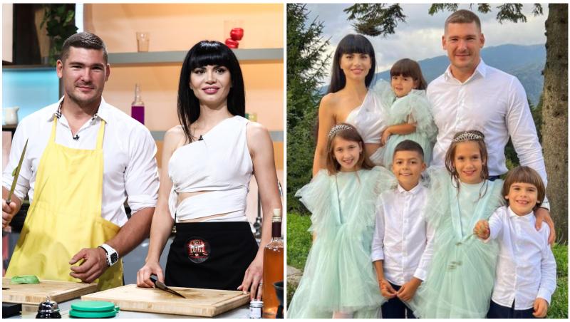 Colaj cu Orianda Donca și Călin Donca la Chefi la cuțite, dar și alături de cei 5 copii ai lor