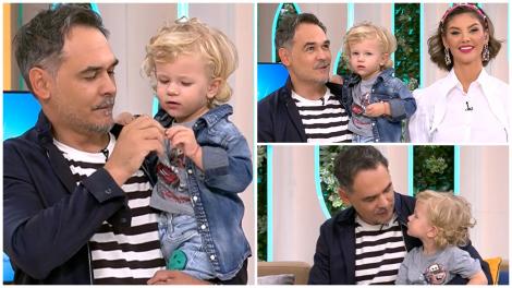 Fiul lui Dani Oțil, apariție adorabilă la Neatza, în lipsa tatălui său. Cum sună vocea micuțului Tiago | VIDEO