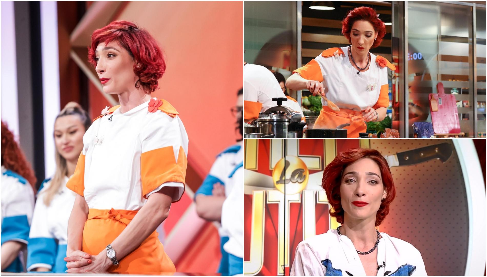colaj foto Cristina Sabău (Mariposa) la Chefi la cuțite, sezonul 12