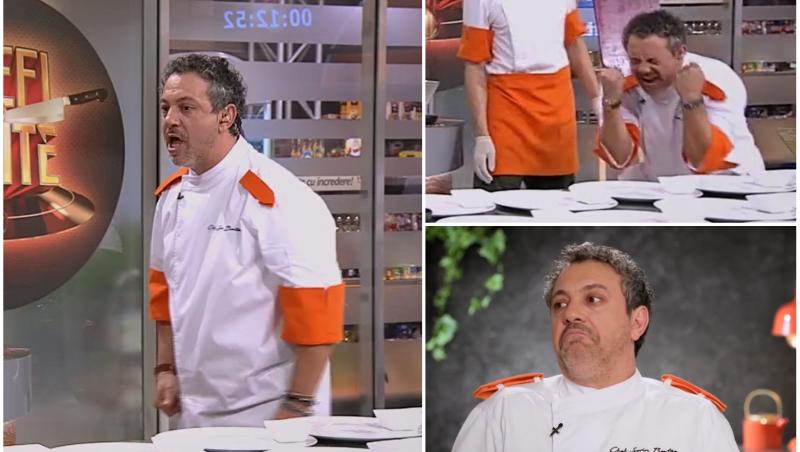 Sorin Bontea s-a enervat în ediția 27 a emisiunii Chefi la cuțite sezonul 12