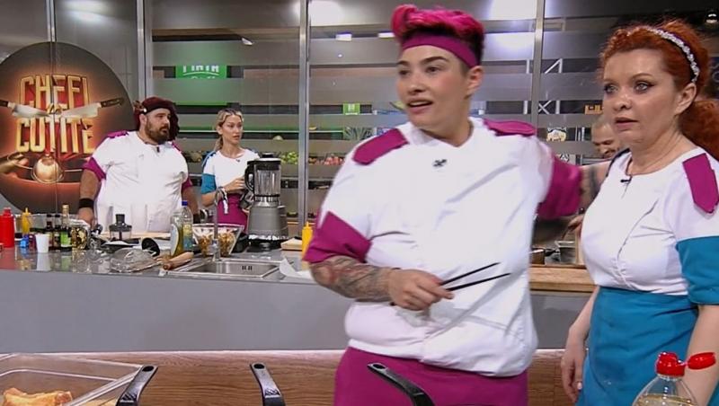 Finala sezonului 12 Chefi la cuțite. Situație periculoasă în bucătărie. Alex Bunea, la un pas de un incident grav: „Te omoram”