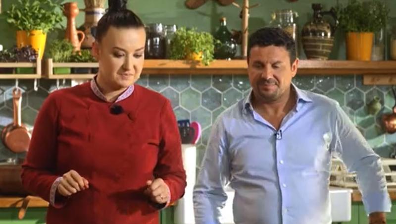 Hello Chef sezon 6, 21 octombrie 2023. Roxana Blenche, Damian Drăghici și Nicu Paleru au gătit o rețetă de gomboți cu caise