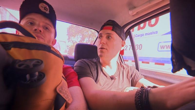 America Express, sezonul 6. Ionuț Rusu și George Tânase, momente de panică după ce un bărbat periculos s-a apropiat de mașina lor
