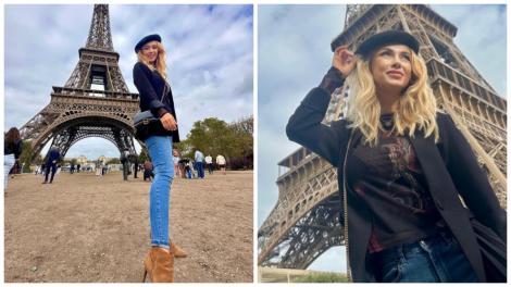 Andreea Bălan a captat atenția tuturor turiștilor de la Turnul Eiffel. Ce a putut să facă în plină stradă, în Paris