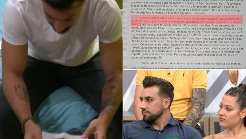 Mireasa sezonul 8. Claudiu, fratele lui Daniel, a intervenit pentru a explica ce a vrut să transmită prin intermediul scrisorii