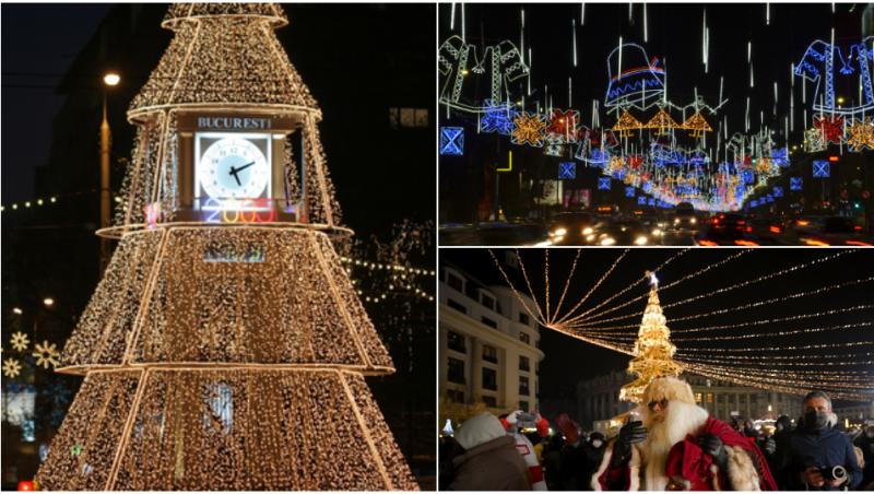 Se aprind luminițele de Crăciun în 2023 în București și în țară