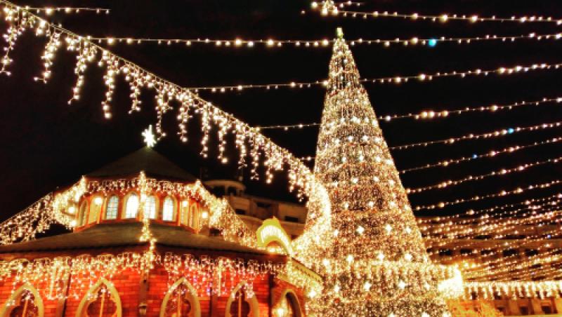 Când se aprind luminițele de Crăciun în 2023 în București și în țară