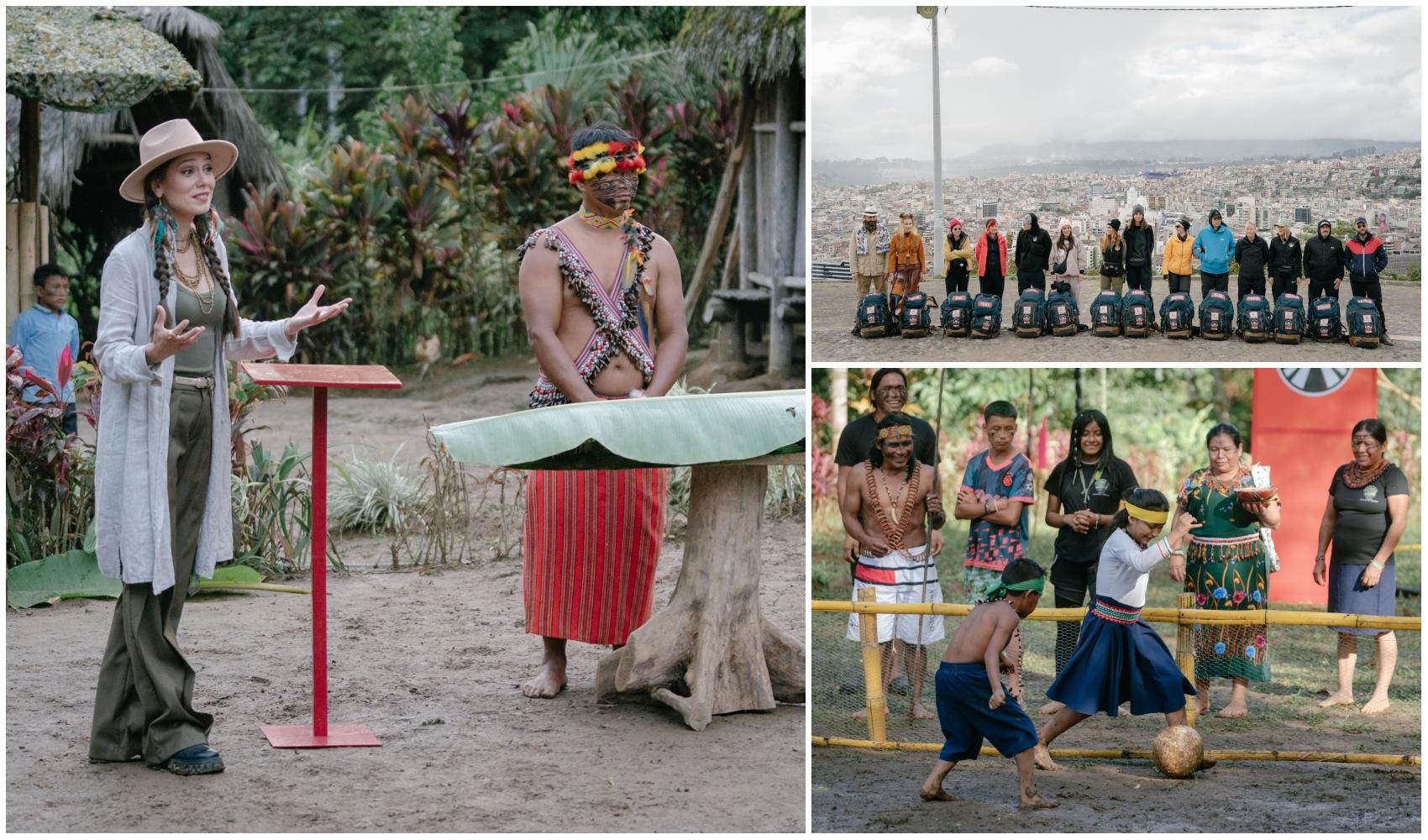 Joc de amuletă memorabil pe Drumul Soarelui: concurenții America Express sunt primii vizitatori europeni ai unui trib amazonian
