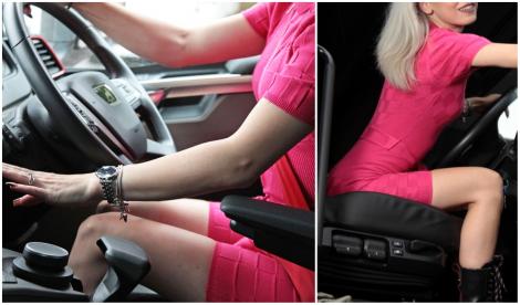 O româncă face senzație în Marea Britanie după ce a ales să devină șofer de TIR. Cine e și cum arată Loredana Zainea