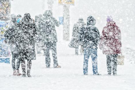 Ger, viscol și ninsori în România! Capitala şi 22 de judeţe, afectate de vremea rea. Unde s-au închis școlile și nu este curent