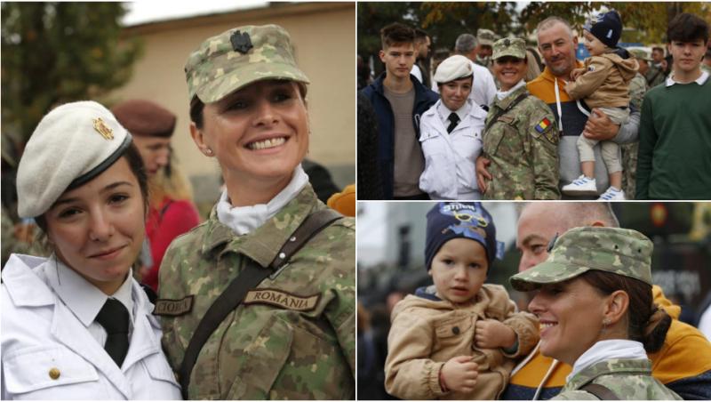 O mămică a patru copii din România a luat decizia surprinzătoare de a se înrola în armată